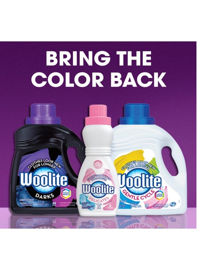 Woolite Delicates Hypoallergenic Liquid Laundry Detergent, 16 fl oz (473 ml), 8 Washes - Image 5